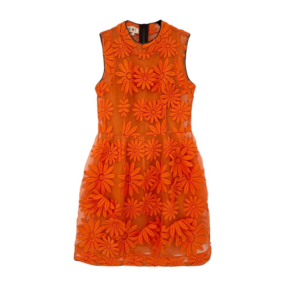 MARNI Floral Silk Dress IT42|US6|S